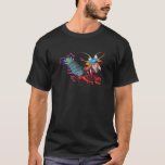 Camiseta Rainbow Peacock Mantis Shrimp Science Sob Água<br><div class="desc">Rainbow Peacock Mantis Shrimp Science Sob Criaturas De Água.</div>