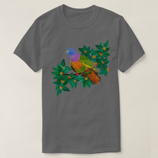 Camiseta Rainbow Pigeon 1 (Frente do Design)