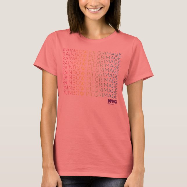 Camiseta Rainbow Pilgrimage Multi (Frente)