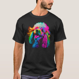 Camiseta Rainbow Pop Art Toy Poodle Designer