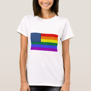 Camiseta Rainbow Pride EUA