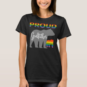 Camiseta Rainbow Prim Flag Bear Orgão Orgulho Orgulho Orgân