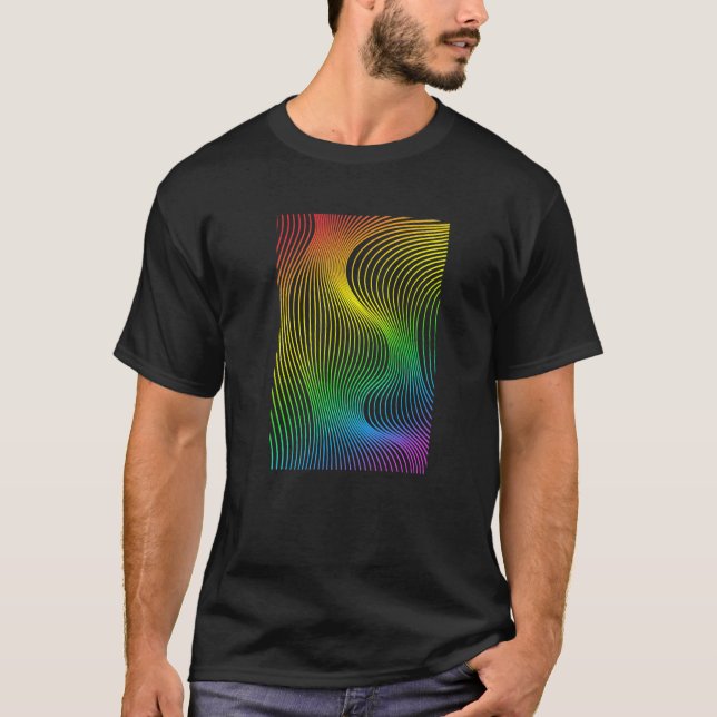Camiseta Rainbow Queer Lésbica Gay (Frente)