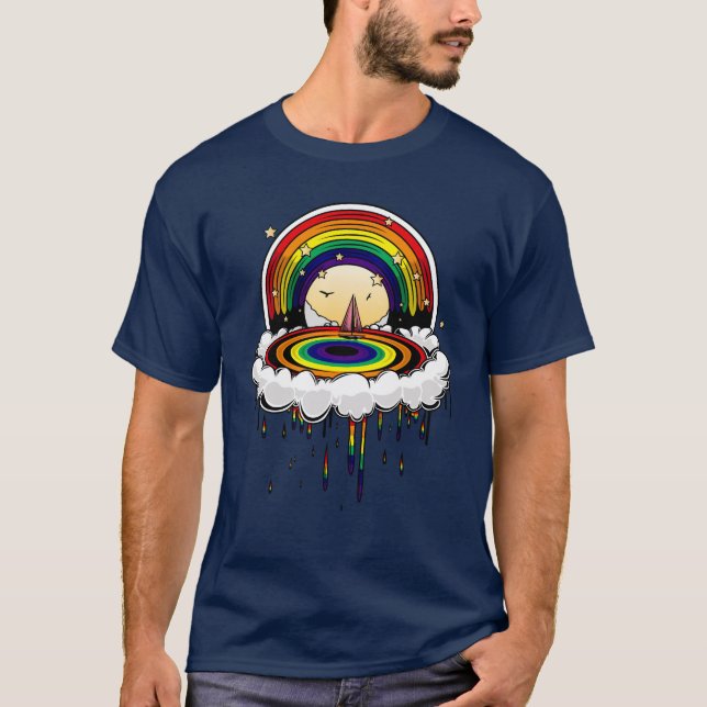 Camiseta Rainbow Rain (Frente)