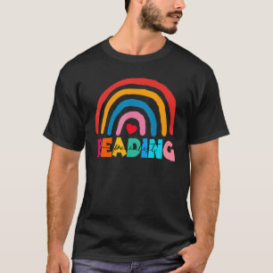 Camiseta Rainbow Reading Specialist Happy First Day