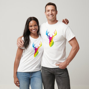 Camiseta Rainbow Reindeer