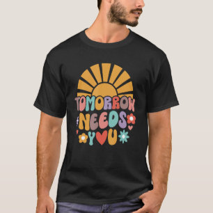 Camiseta Rainbow Retro Vintage Amanhã Precisa De Suicídio P