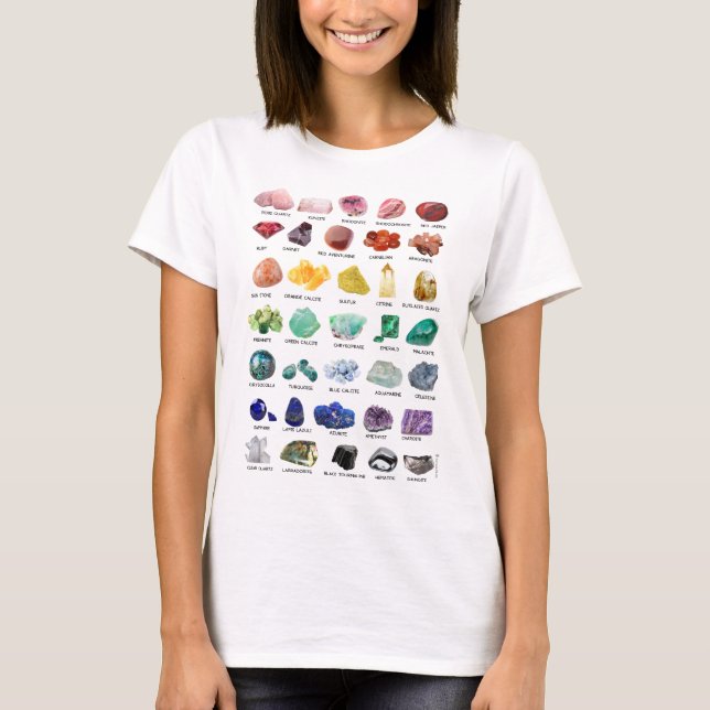 Camiseta Rainbow Rocks Crystal Collection T-Shirt Women (Frente)