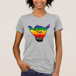 Camiseta Rainbow Shaka LGBTQ+