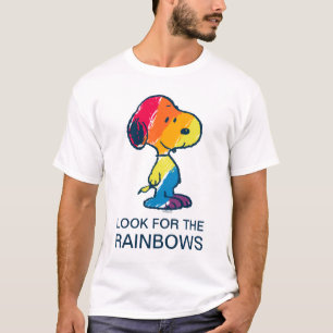 Camiseta Rainbow Snoopy