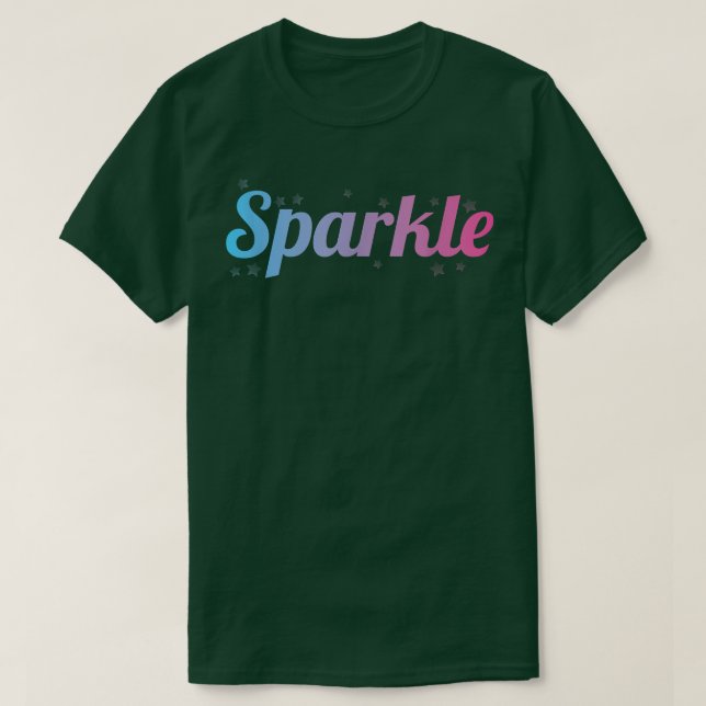 Camiseta Rainbow Sparkle Glitter Event Walk Run  (Frente do Design)