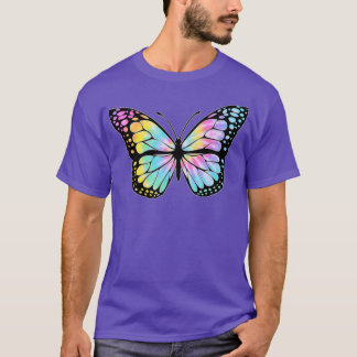 Camiseta Rainbow Tie Dye Butterfly