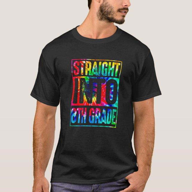 Camiseta Rainbow Tie Dye Hetero No 8º Grau De Volta A Sc (Frente)