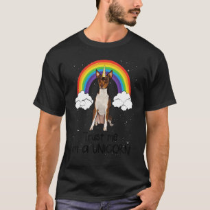 Camiseta Rainbow Toy Fox Terrier Trust Me I'm A Unicorn Dog