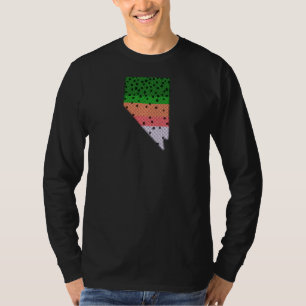 Camiseta Rainbow Troubleshooting Fish State Map Fisheries