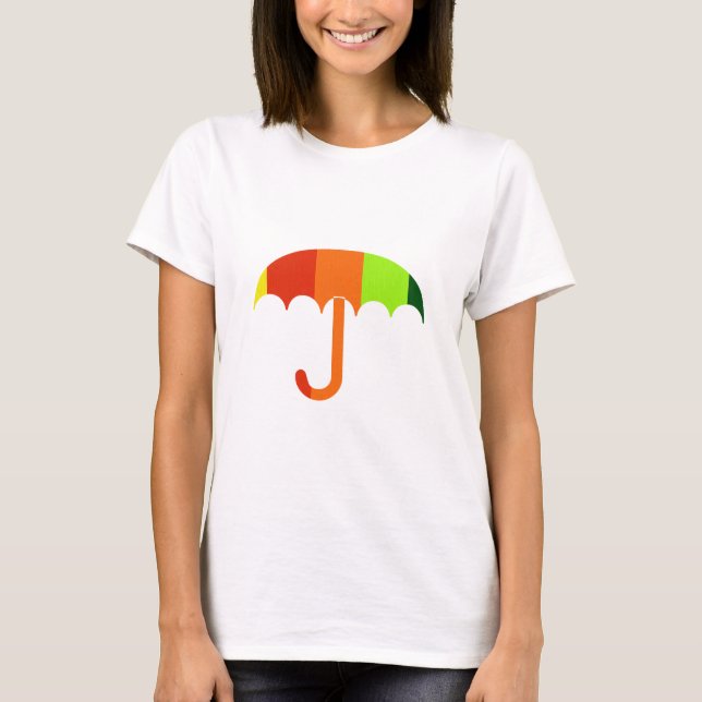 Camiseta Rainbow Umbrella (Frente)