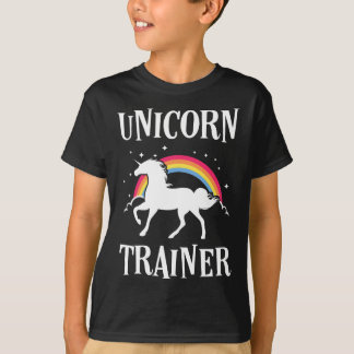 Camiseta Rainbow Unicorer Trainer Fácil Costume Halloween D