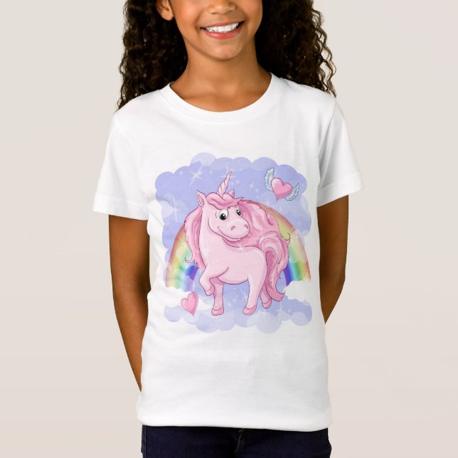 Camiseta Rainbow Unicorn (Frente)