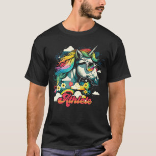 Camiseta Rainbow Unicorn Athlete