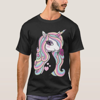 Camiseta Rainbow Unicorn geek 