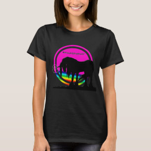 Camiseta Rainbow Unicorn (#noadultinghoje)