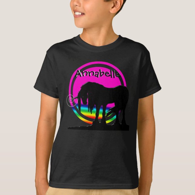 Camiseta Rainbow Unicorn Party (Frente)