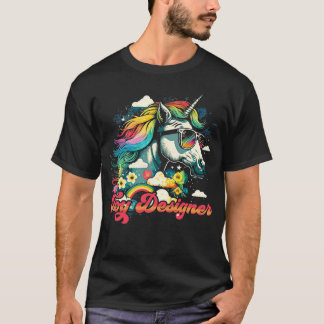 Camiseta Rainbow Unicorn Toy Designer