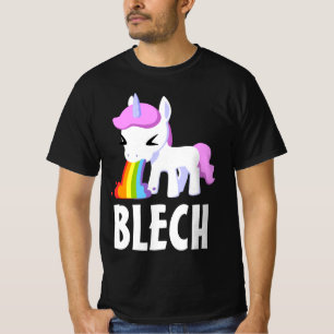 Camiseta RAINBOW VOMIT UNICORN FUNNY Dark T-Shirts