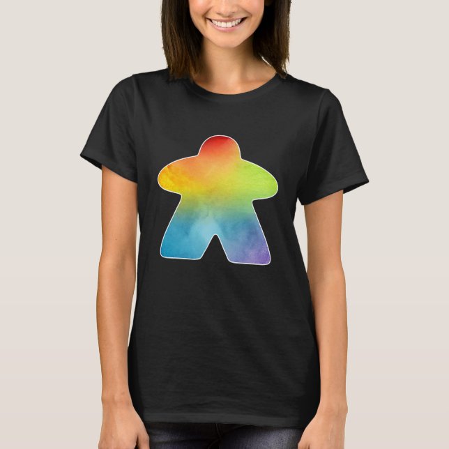 Camiseta Rainbow Watercolor Meple (Frente)