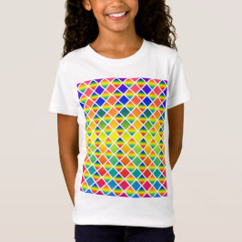 Camiseta Rainbows escuros e leves (com verificação de diama