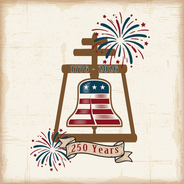 Camiseta Raincross do Riverside - 250º da América (Riverside, California Celebrates America's 250th with a Raincross and Liberty Bell)