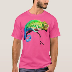 Camiseta RainForest Reptile Animal Chameleon