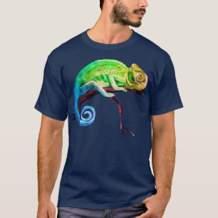 Camiseta RainForest Reptile Animal Chameleon