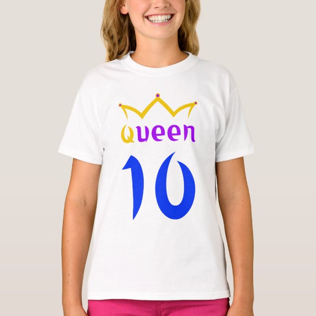 Camiseta Rainha 10 (Frente)
