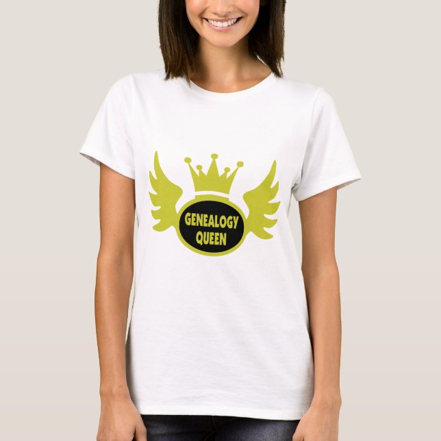 Camiseta Rainha 2 da árvore genealógica (Frente)