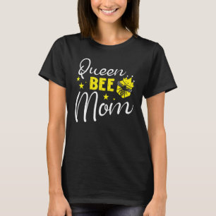 Camiseta Rainha Abelha Mãe Mamãe Colmeia Honeycomb Sem Pedr