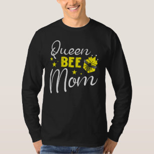Camiseta Rainha Abelha Mãe Mamãe Colmeia Honeycomb Sem Pedr