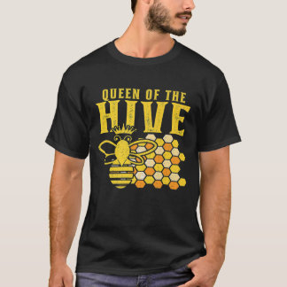 Camiseta Rainha Abelha Mel Colmeia Rainha Da Colônia
