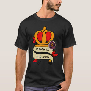 Camiseta Rainha abençoada Mãe Mãe Mãe