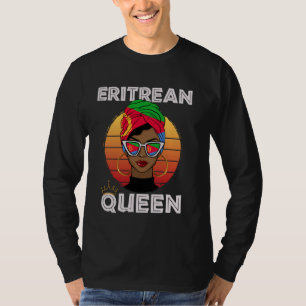 Camiseta Rainha Africana Eritreia Bandeira Eritreia