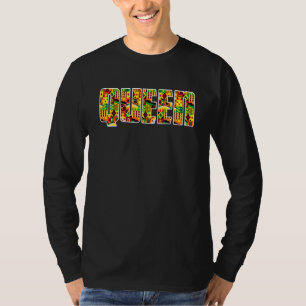 Camiseta Rainha Africana Para Mulheres Tecido Kente Legal
