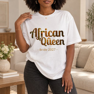 Camiseta Rainha Africana — Presente para Ela