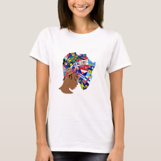 Camiseta Rainha Afro-Caribe