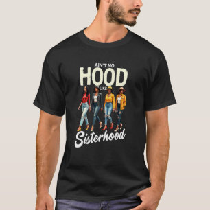 Camiseta Rainha Afro Negra Não Há Bairro Como Irmandade