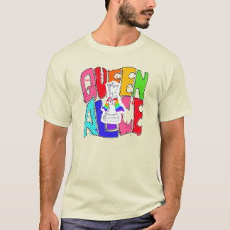 Camiseta Rainha Alice Shirt Colorida