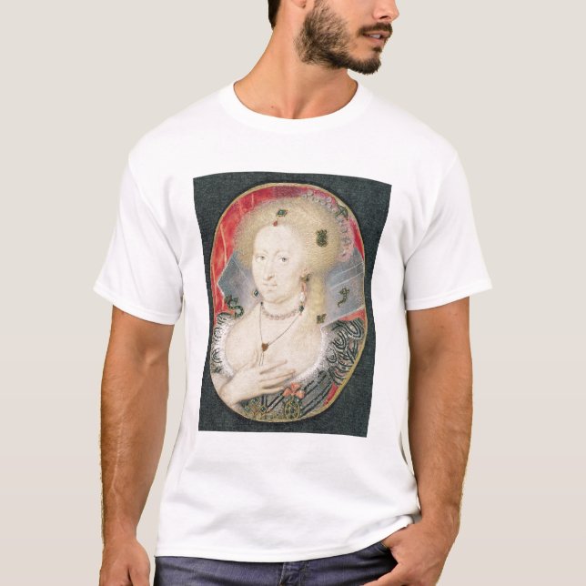 Camiseta Rainha Anne de Dinamarca, diminuto (Frente)