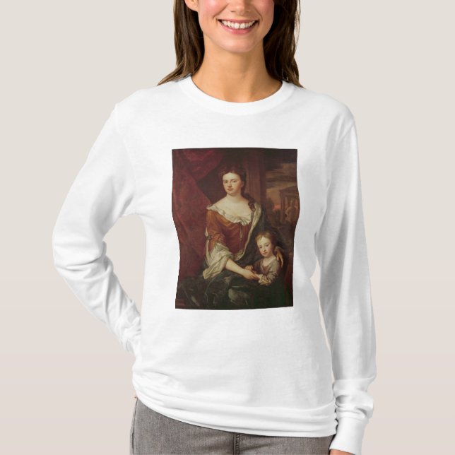 Camiseta Rainha Anne e William, duque de Gloucester (Frente)