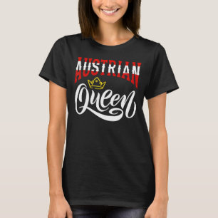 Camiseta Rainha Austríaca Áustria Bandeira Áustria
