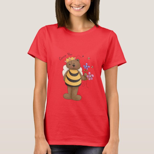 Camiseta Rainha Bee - Dedo de Ladie (Frente)