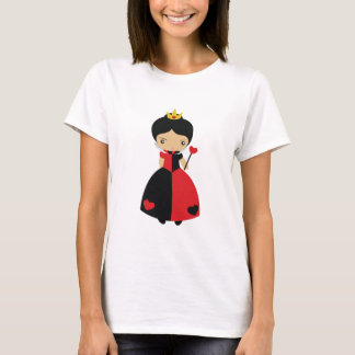 Camiseta Rainha bonito do KRW dos corações